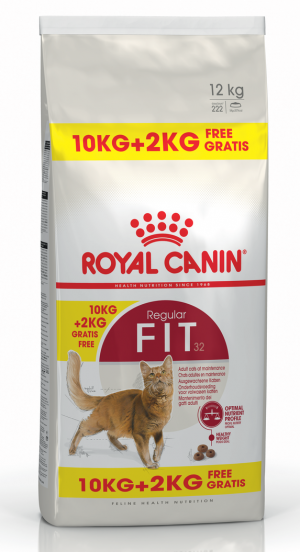 Royal Canin FHN Fit 10kg + 2kg DĀVANĀ!